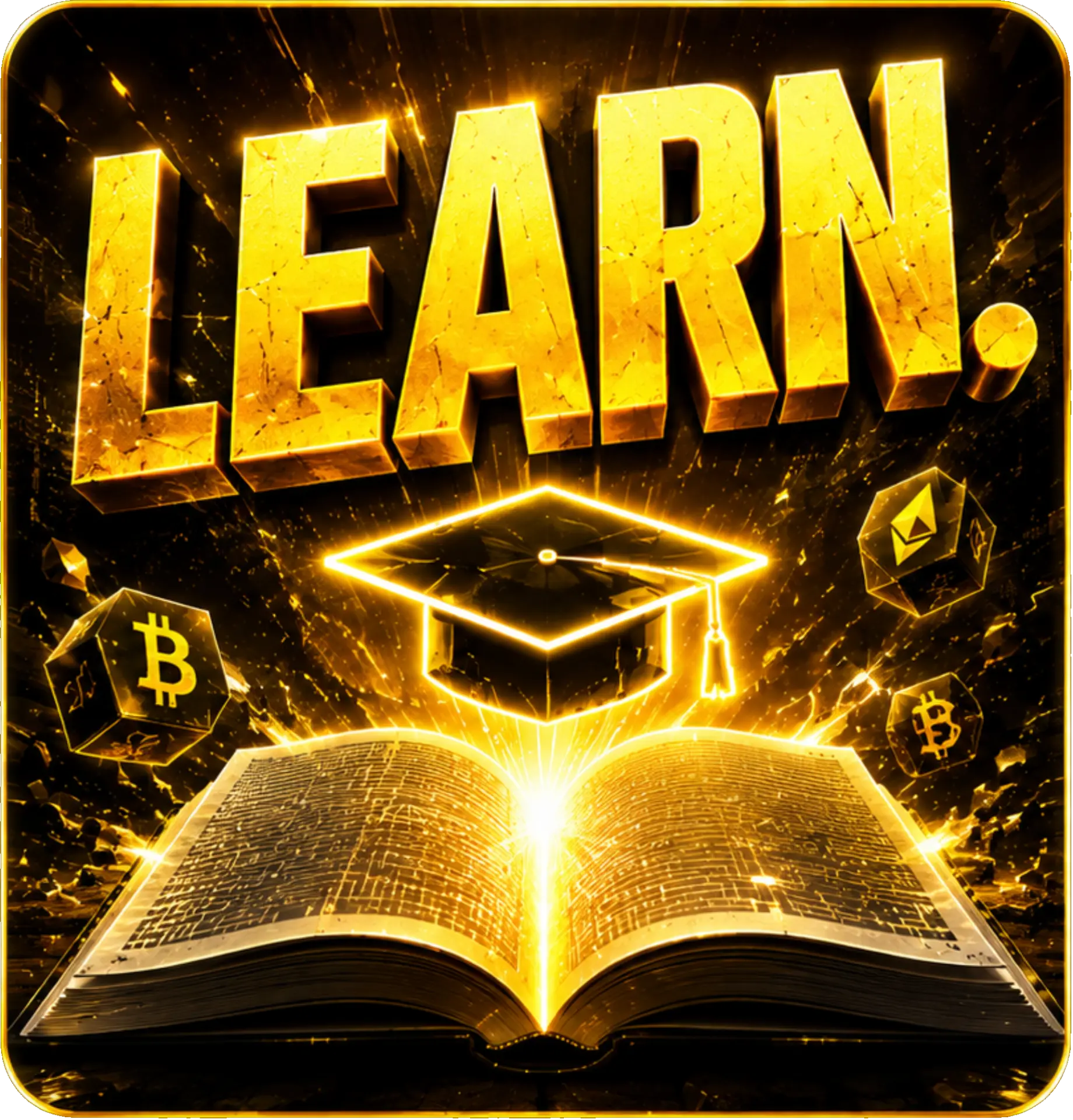 Original Its Crypto Now learning artwork